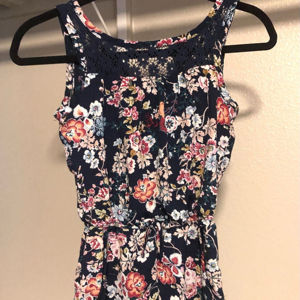 Girls floral romper.
